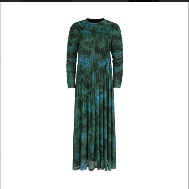 Jungle cat pleated dress hotsell